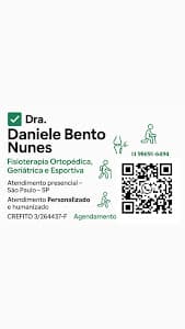 Fisioterapia Domiciliar e Geriátrica – Dra. Daniele Bento Nunes